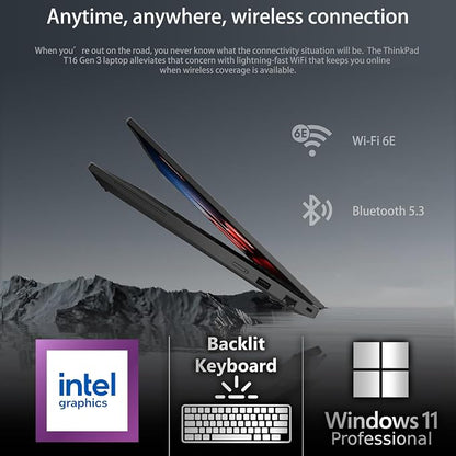 Lenovo ThinkPad T16 Gen 3 Business Laptop 16” FHD+ Display, Intel Ultra 5-125U - Image 4