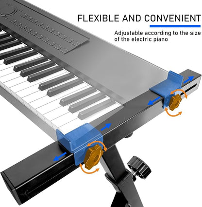 Universal Keyboard Stand, Z-style Heavy-Duty Piano Stand, Adjustable and - Image 6