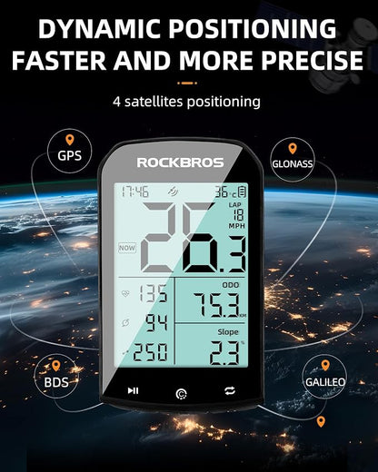ROCKBROS Bike Computer Wireless Cycling Computers ANT+ Bluetooth Bicycle - Image 4