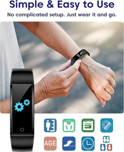 Pedometer Watch No Bluetooth No APP No Phone Required, Simple Fitness Tracker - Image 3