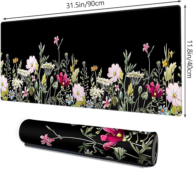 Gaming Mouse Mat Forest Background Pattern XXL XL Large Mouse Mat Long Extended - Image 2