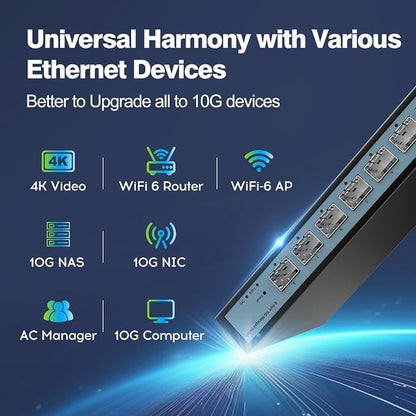 SODOLA 8 Port 10G Web Managed Switch, 8X10G SFP+ Ports, Link - Image 8