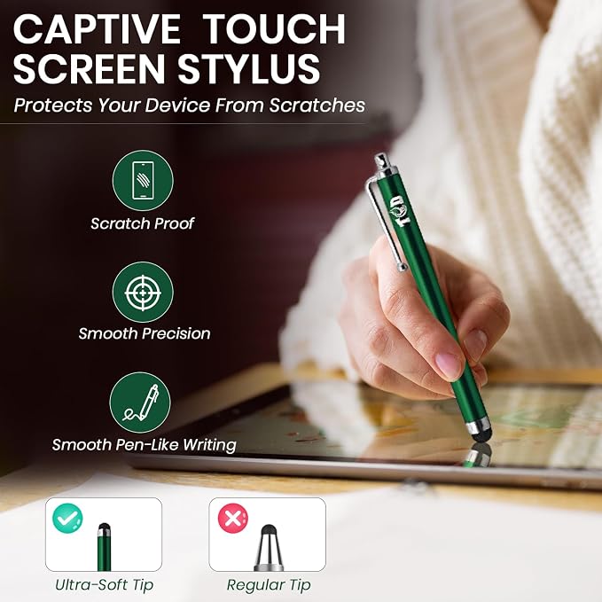 TCD 10-Pack Stylus Pen Set – Universal Capacitive Pen - Image 2