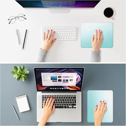 ITNRSIIET Mouse Pad Non-Slip Rubber Base Smooth Surface Stitched Edges - Image 2