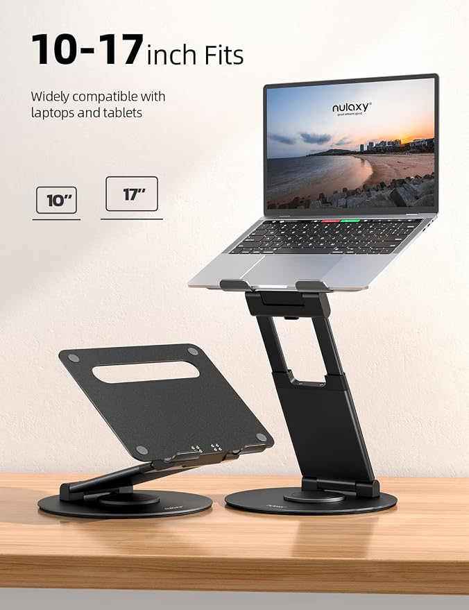 Nulaxy Telescopic 360 Rotating Laptop Stand - Image 6