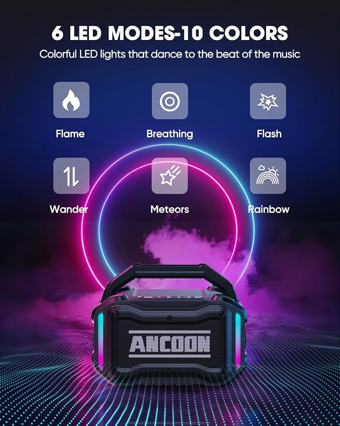 Speakers Bluetooth Wireless: 80W Loud Speaker - Image 6