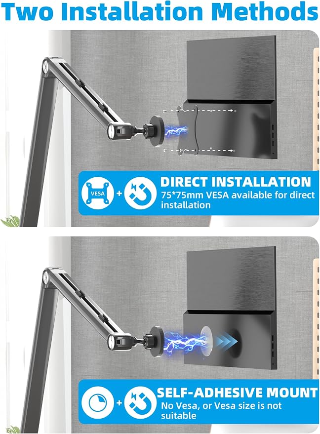 Portable Monitor Arm Magnetic Vesa Mount - Image 2
