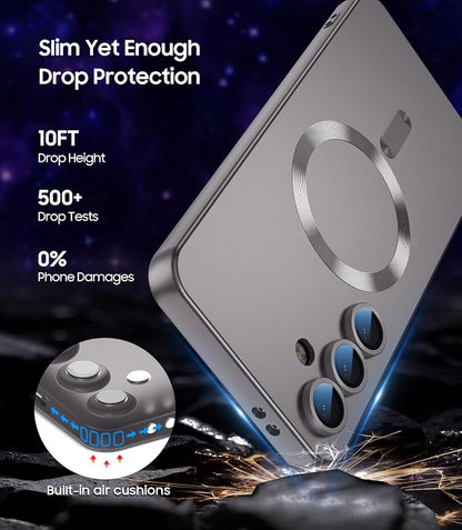 Magnetic for Samsung Galaxy S24 Plus Case Slim Soft Silicone Bumper Shockproof - Image 5