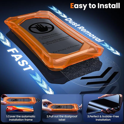 UniqueMe for iPhone 15 Pro Max Privacy Screen Protector - Image 3