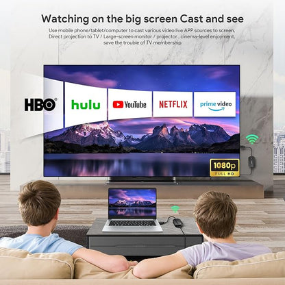 2025 Upgraded Wireless HDMI Transmitter and Receiver 4K Ultra HD Decoding & - Image 5