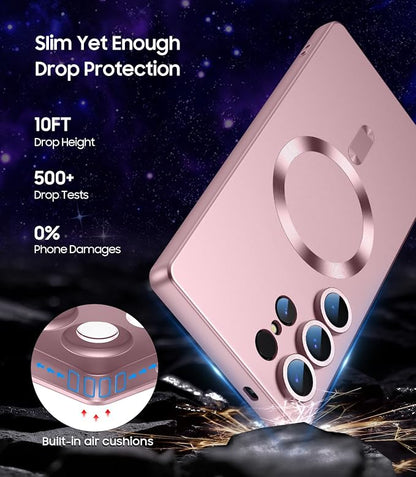 Magnetic for Samsung Galaxy S25 Ultra Case Slim Soft Silicone Bumper Shockproof - Image 5
