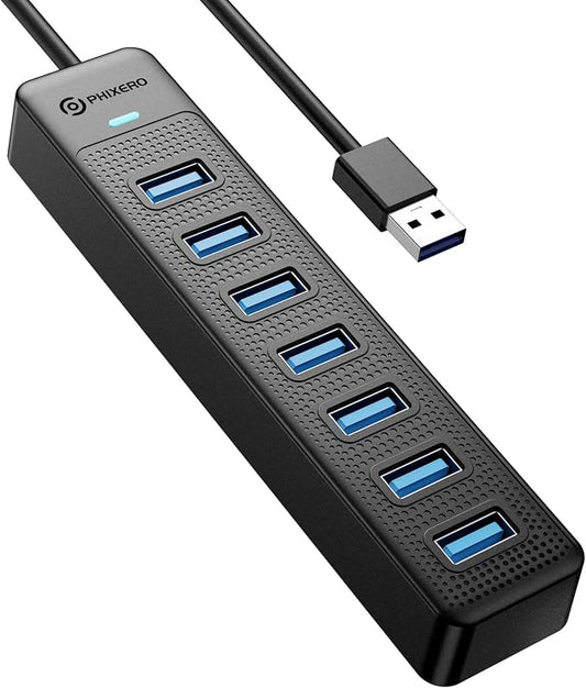 PHIXERO 7 Port USB Hub 3.2 by ProvidingSolutionsforDataStorage