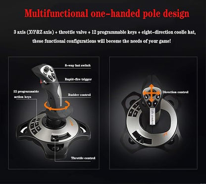 PXN Flight simulator controls 2113 pc flight joystick controls - Image 8