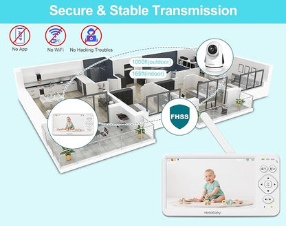 HelloBaby 6” Video Baby Monitor - Image 6
