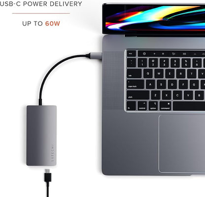 Satechi 8 in 1 USB C Hub Multiport Adapter V2, 4K HDMI, 115W USB C PD Charging - Image 4
