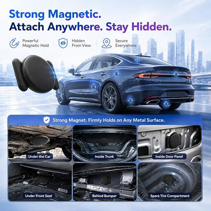 GPS Tracker for Vehicles, Magnetic Waterproof Car Tracker, No Monthly fees - Image 4