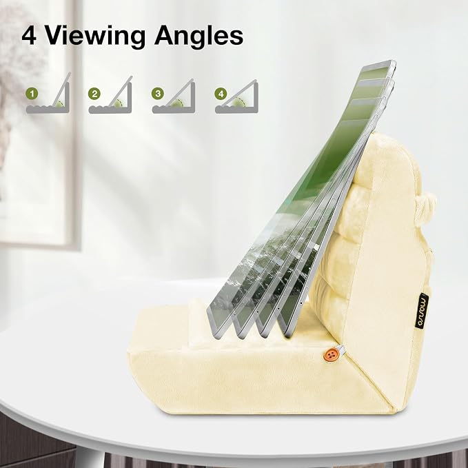 MOSISO Tablet Pillow Stand, Soft Tablet Holder - Image 4
