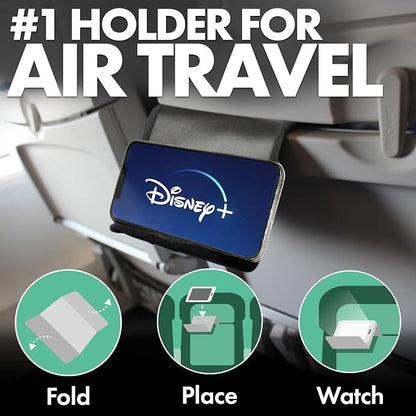 Folden Airplane Phone Holder, Foldable Cell Phone Stand Desk – Flexible Tablet - Image 2