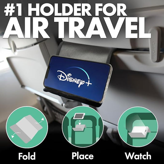 Folden Airplane Phone Holder, Foldable Cell Phone Stand Desk – Flexible Tablet - Image 2