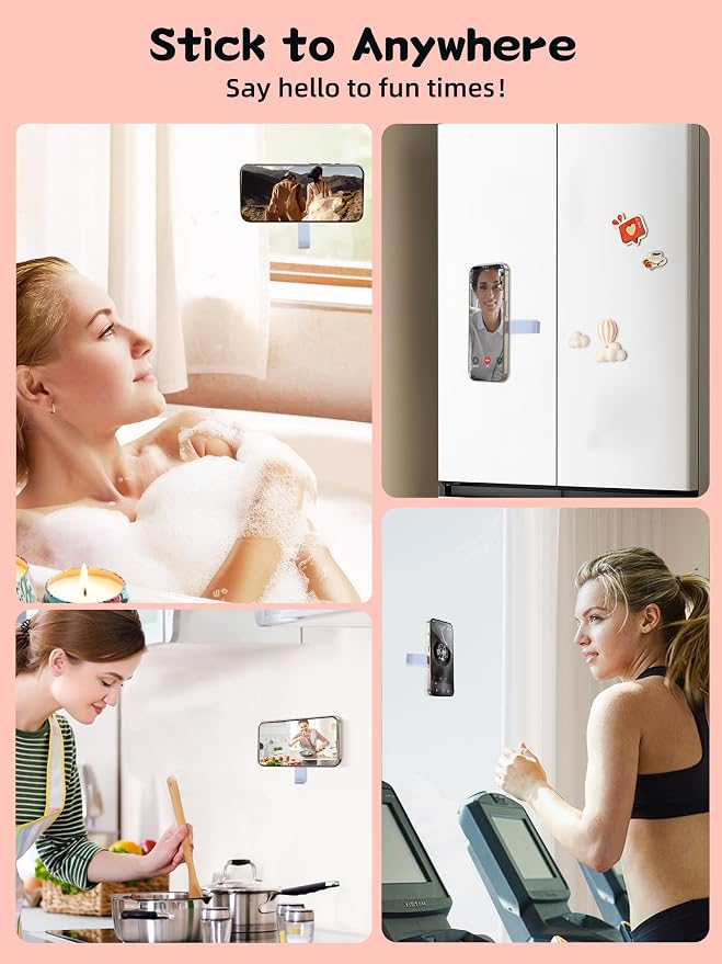 Magnetic Suction Phone Case Mount, Silicone Suction Cup Grip Stand - Image 8