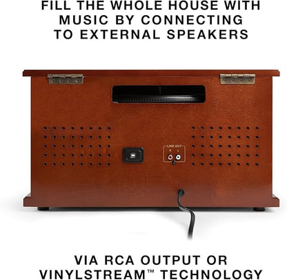 Victrola Navigator 8-in-1 Bluetooth Record Player - Image 6