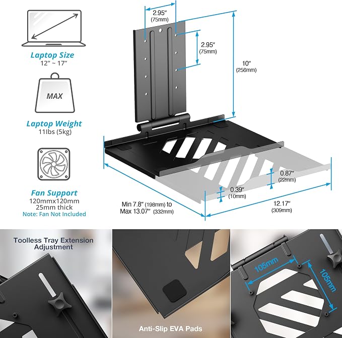 AVLT Dual 17”-38" Monitor Arm Desk Mount - Image 6