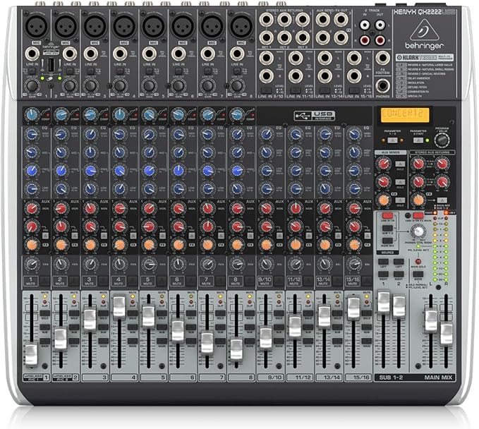 Behringer Xenyx QX2222USB Premium 22-Input 2/2-Bus Mixer by Behringer