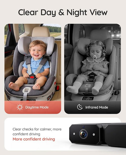 Babyvue BV6 Wireless Baby Car Camera Fast Setup, No Wiring Car Baby Monitor | - Image 5