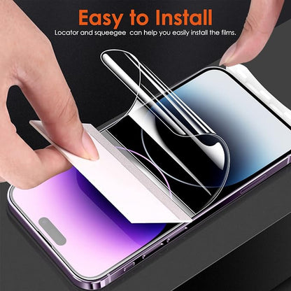Hydrogel Film Screen Protector for iPhone 14 Pro Max/iPhone 14 Plus, Soft TPU - Image 5