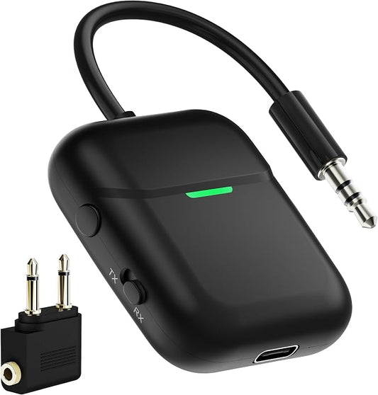 Nulaxy Air in-Flight Bluetooth Wireless Audio Transmitter Receiver by Nulaxy