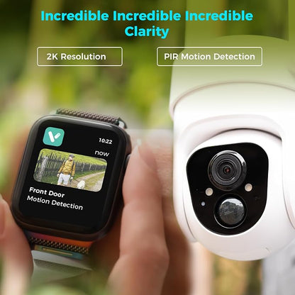 Vicohome 4CQ4 2K AI Solar Security Camera Wireless Outdoor, Battery Powered Cam - Image 11