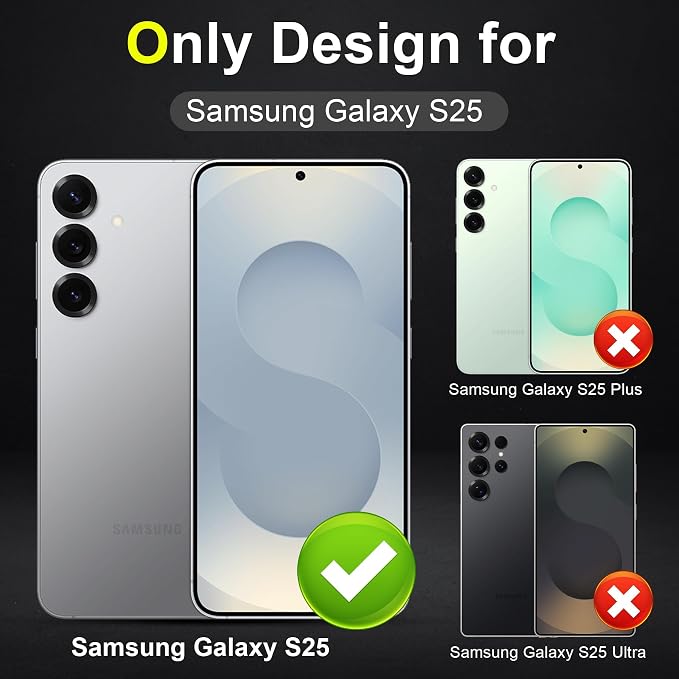 YWXTW Camera Lens Protector for Samsung Galaxy S25 Accessories 9H Tempered - Image 2