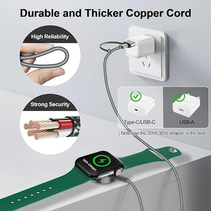   for Apple Watch Charger Magnetic Fast Charging Cable - Image 4