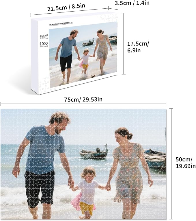 Custom Photo Puzzle – Personalized 1000 Piece Jigsaw Puzzle from Your Photo – - Image 3