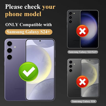 YWXTW Camera Lens Protector for Samsung Galaxy S24 Plus Accessories, 9H - Image 2