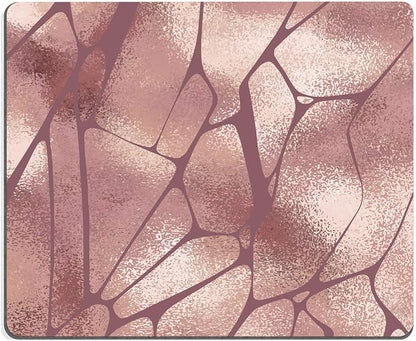 Rose Gold Marble Mouse Pad by EASTSMOOTH