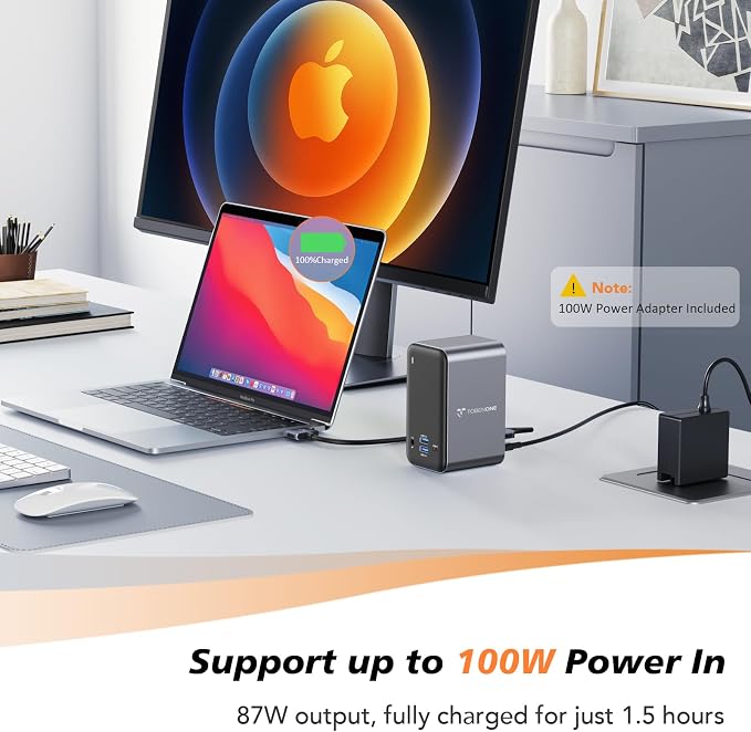 TobenONE Docking Station Dual Monitor - Image 3