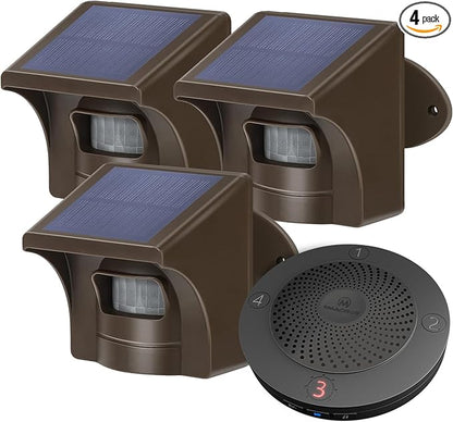 eMACROS Solar Wireless Driveway Alarm System by eMACROS