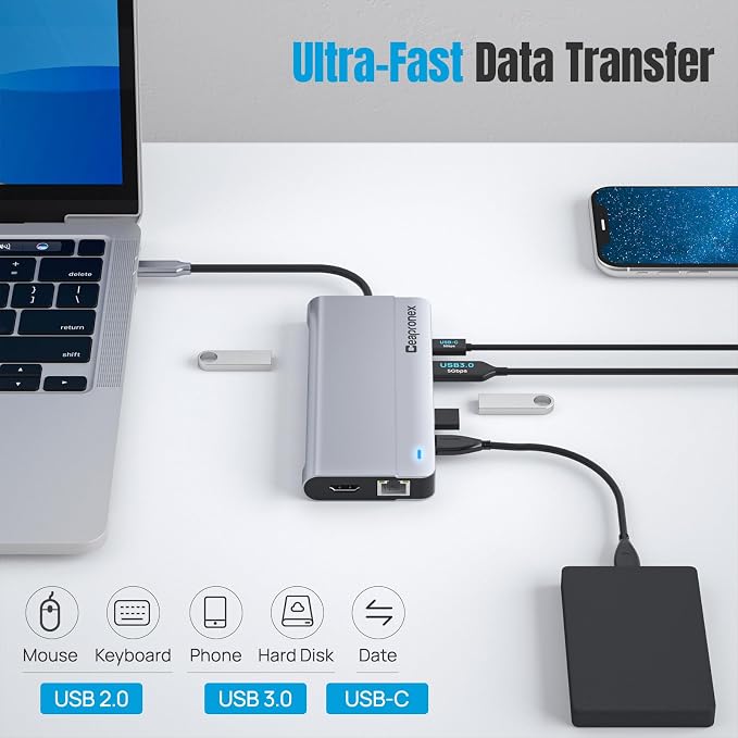 USB C Docking Station UBS C Hub - Image 6