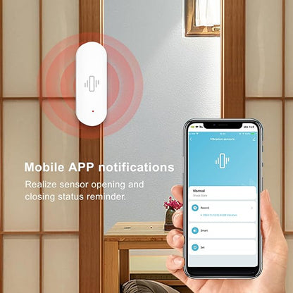 Smart Vibration Sensor: Wireless Glass Break Detector, WiFi Door Sensor - Image 3