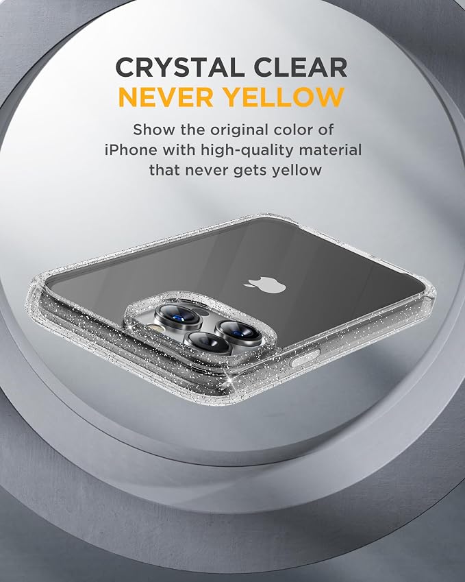 Miracase Glass Series for iPhone 15 Pro Max Case 6.7 Inch, Full-Body Drop Proof - Image 3