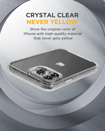 Miracase Glass Series for iPhone 15 Pro Max Case 6.7 Inch, Full-Body Drop Proof - Image 3