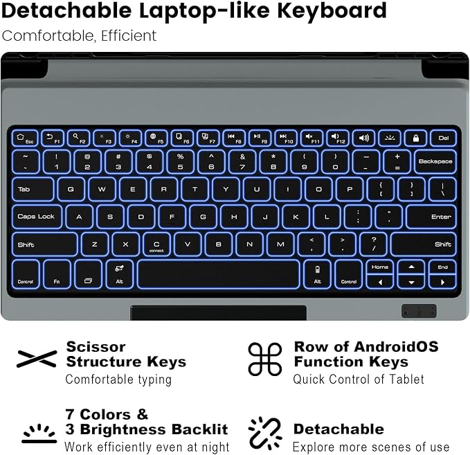 Nillkin for Samsung Galaxy S7 FE/ S7+ Plus/ S8+ Plus 12.4 Inch Keyboard Case - Image 3