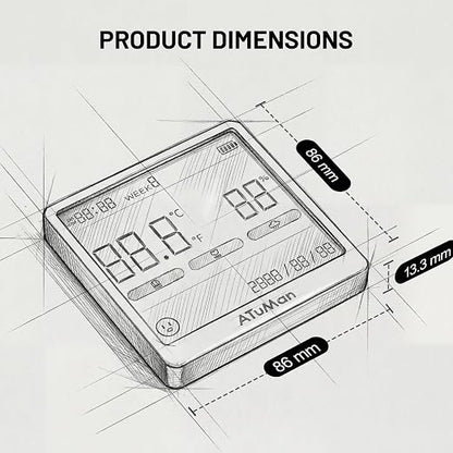 ATuMan THse Digital Thermo-Hygrometer - Image 9