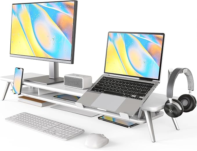 Fenge Dual Monitor Stand, Monitor Riser by Fenge
