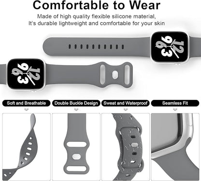 Sport Band Compatible with Apple Watch 38mm 40mm 41mm 42mm 44mm 45mm 46mm 49mm - Image 3