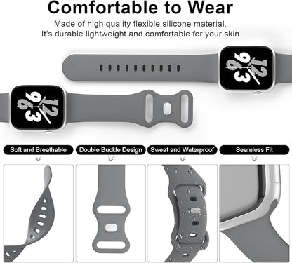 Sport Band Compatible with Apple Watch 38mm 40mm 41mm 42mm 44mm 45mm 46mm 49mm - Image 3