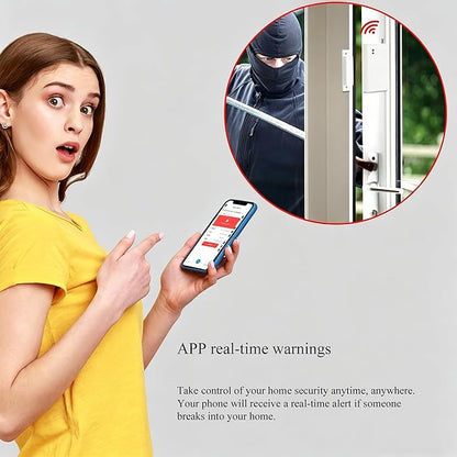 17pcs Wireless DIY Home Burglar Alarm System, 4G WiFi GSM, No Monthly Fee - Image 3