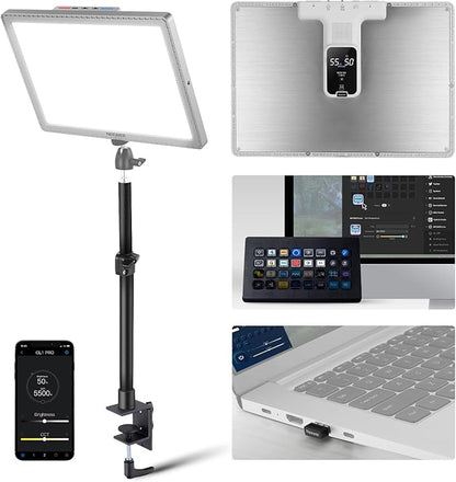 NEEWER GL1 PRO 15.5" Key Light Streaming Light, Video Light by Neewer