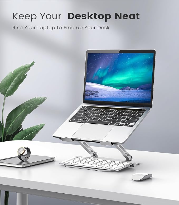 Laptop Stand Adjustable Computer Stand Sturdy Aluminum Laptop Stand - Image 3